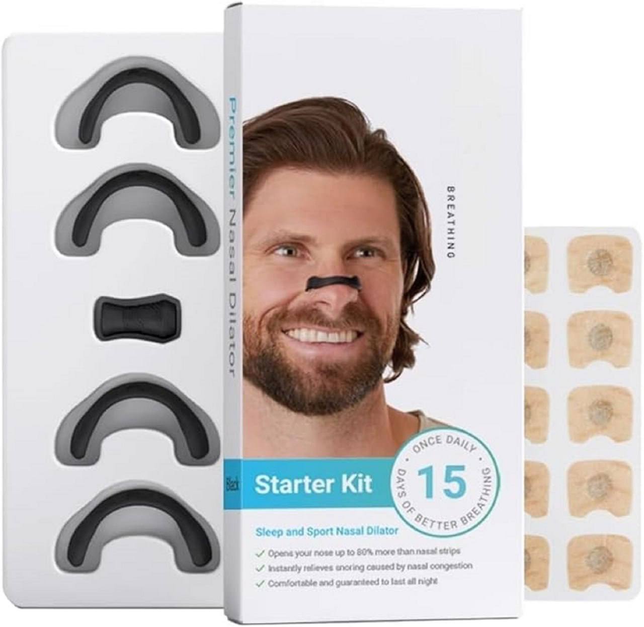 MagnaBreathe Nasal Strips – Magnetic Relief for Easy Breathing