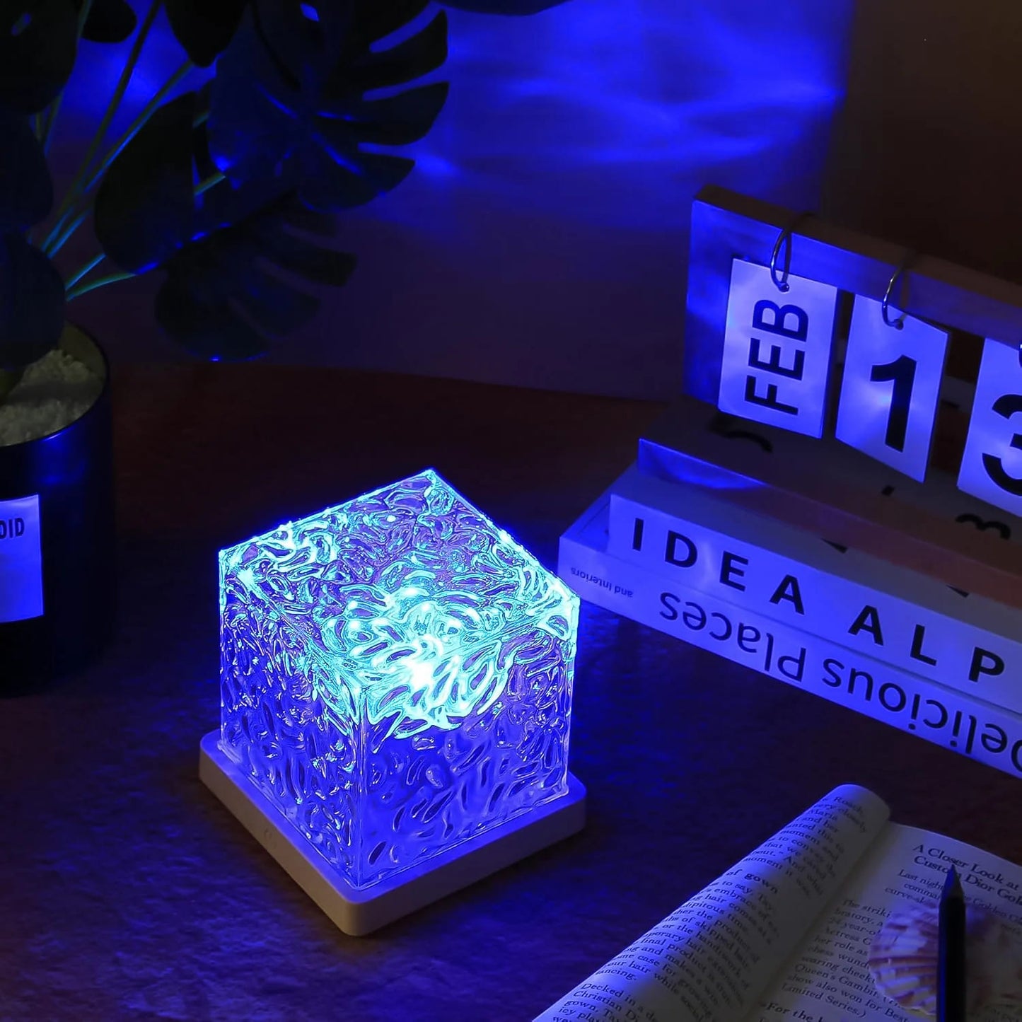 Ocean water magical lamp