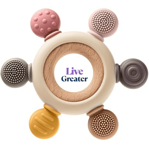 SoothingTouch Baby Ring Teether – Safe, Soft & BPA-Free for Happy Teething!