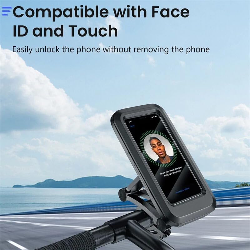 LiveGreater Roadgrip - Waterproof Bike Phone Mount with 360° Screen Rotation