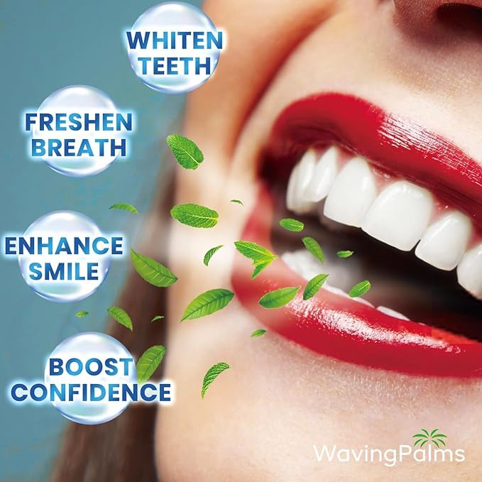 LiveGreater SmileStrips - Teeth Whitening Strips – Enamel Safe | 14 Strips