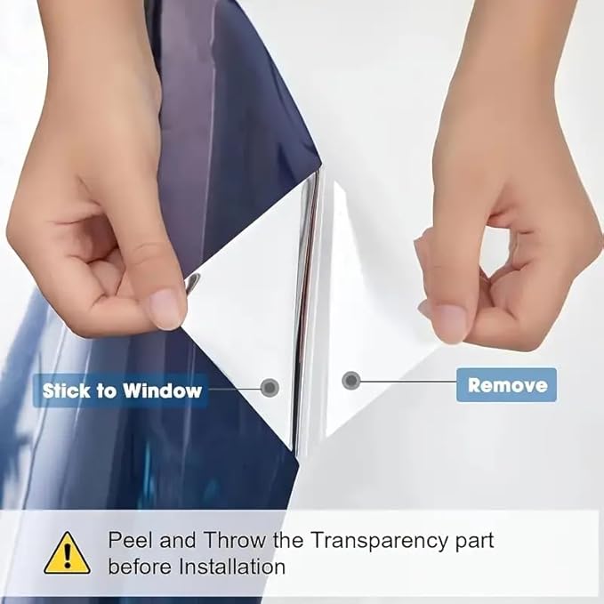 LiveGreater VistaGuard — One-Side Privacy Film for Home & Office Glass (30*300cm)