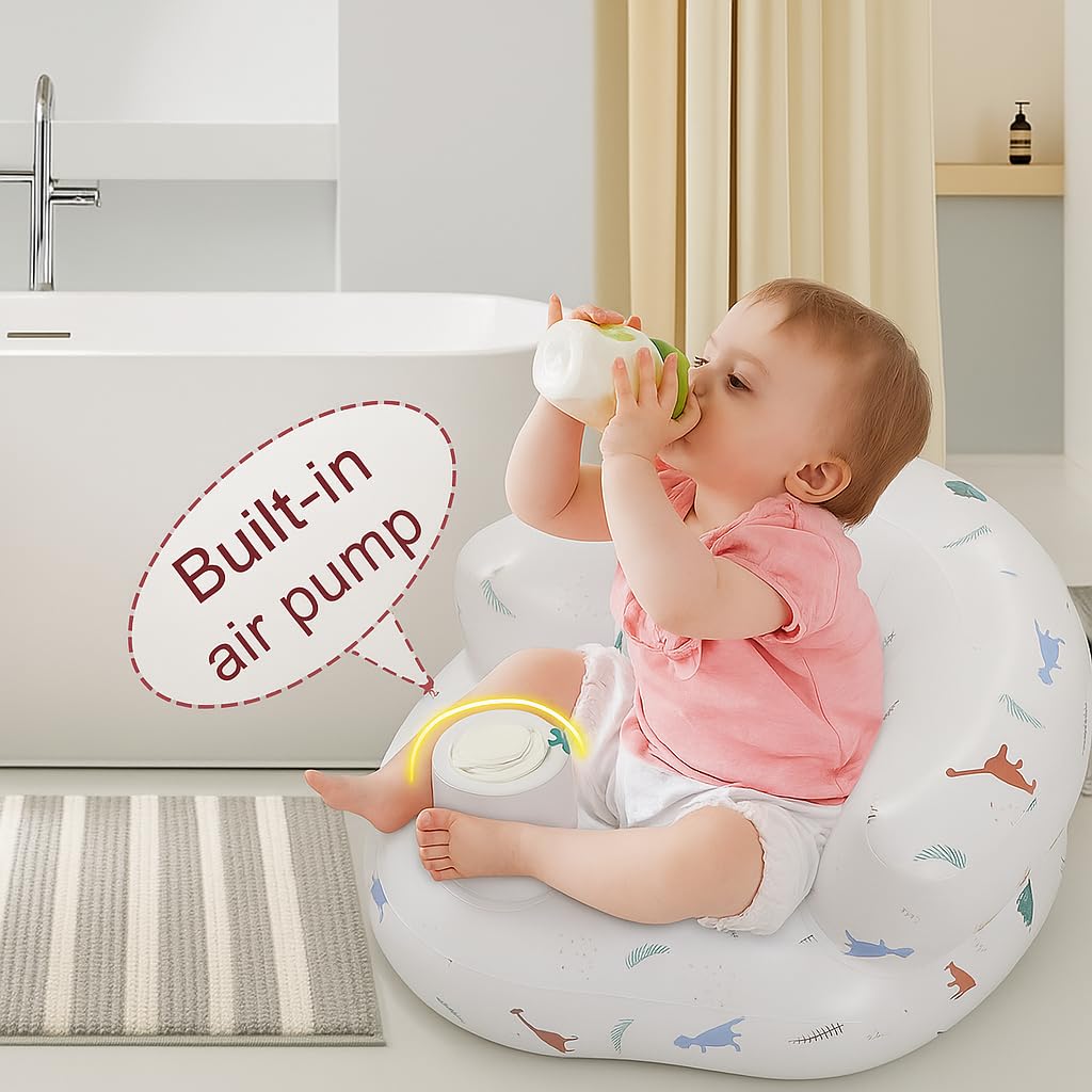 LiveGreater AirCuddle™ - Inflatable Baby Sofa with Pump Inside