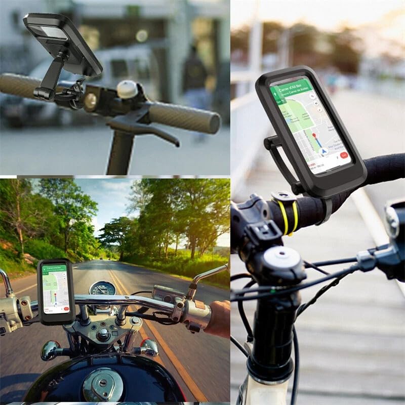 LiveGreater Roadgrip - Waterproof Bike Phone Mount with 360° Screen Rotation