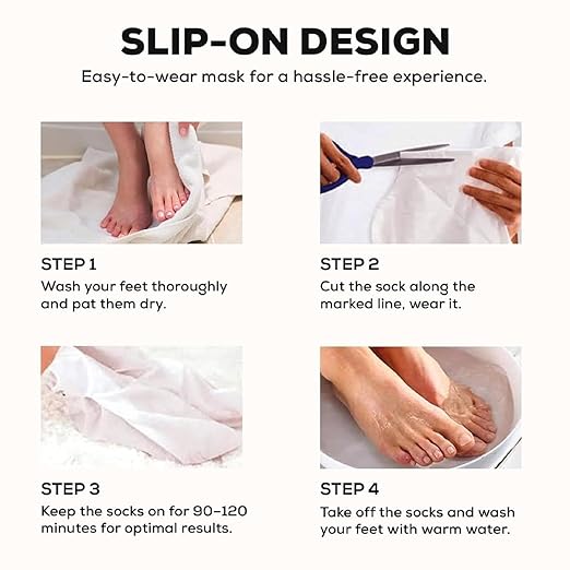 LiveGreater SoftSteps Ritual Set | (Foot exfoliating peel socks)