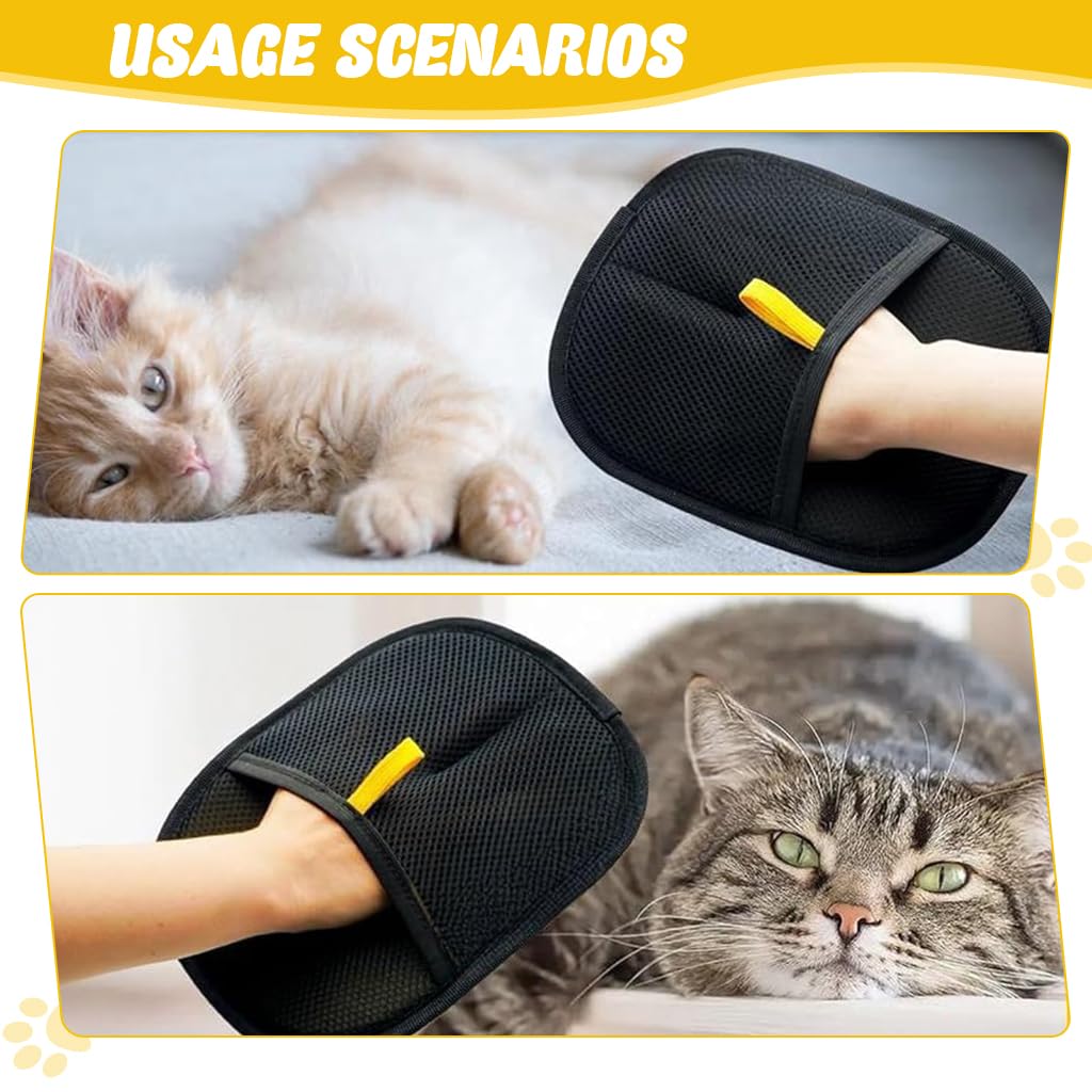 LiveGreater FurEase™ - Pet Hair Removal Gloves with Grooming & Cleaning Function