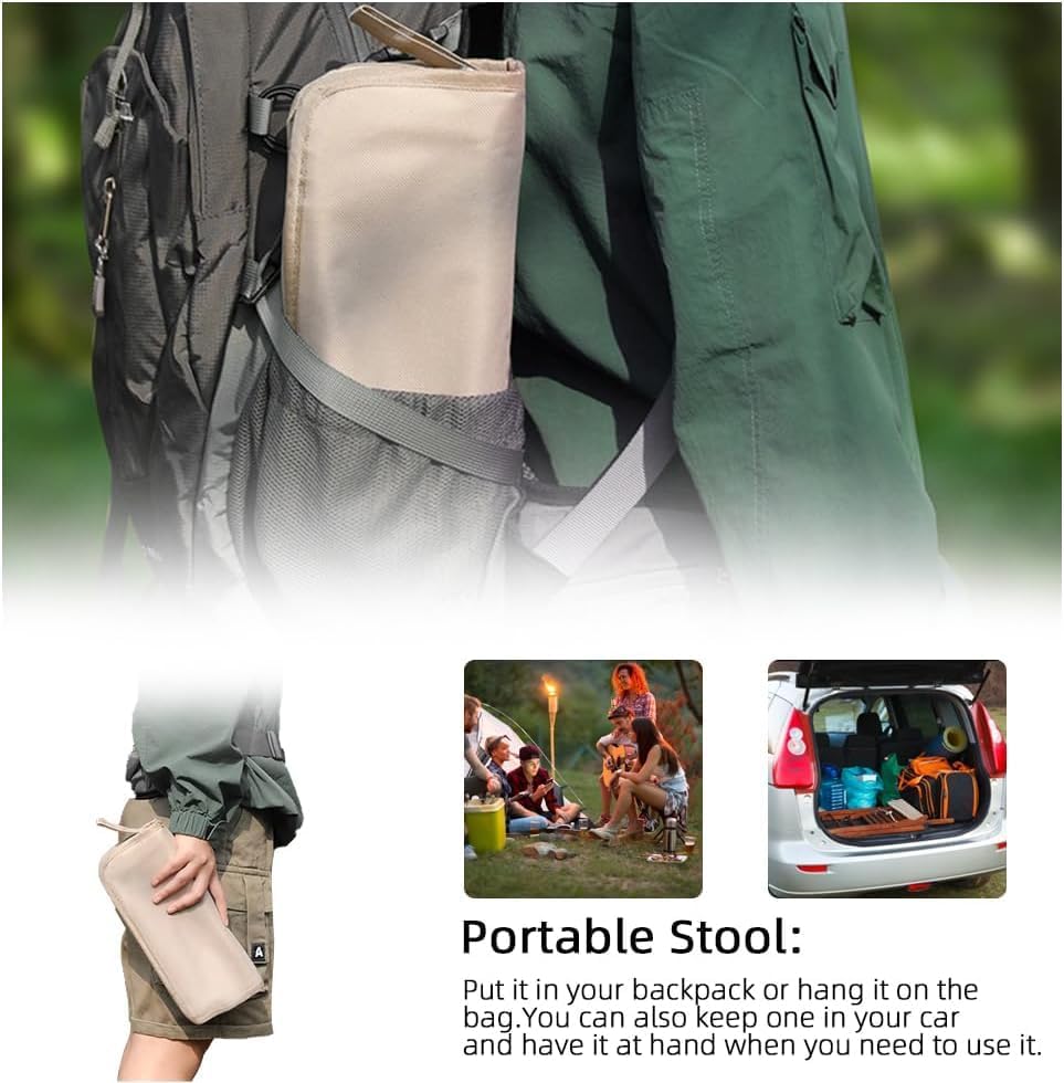 LiveGreater BasePod | Personal Outdoor Rest Kit (Portable Stool)