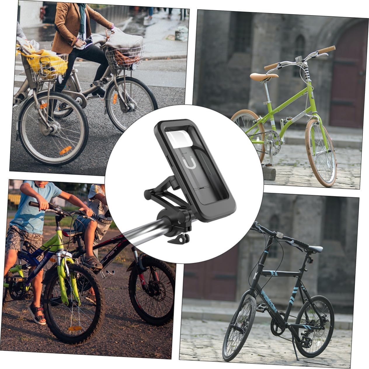 LiveGreater Roadgrip - Waterproof Bike Phone Mount with 360° Screen Rotation