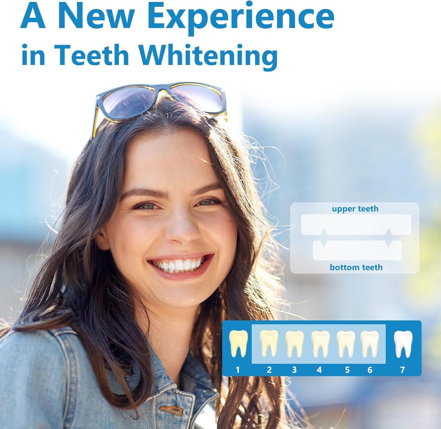 LiveGreater SmileStrips - Teeth Whitening Strips – Enamel Safe | 14 Strips