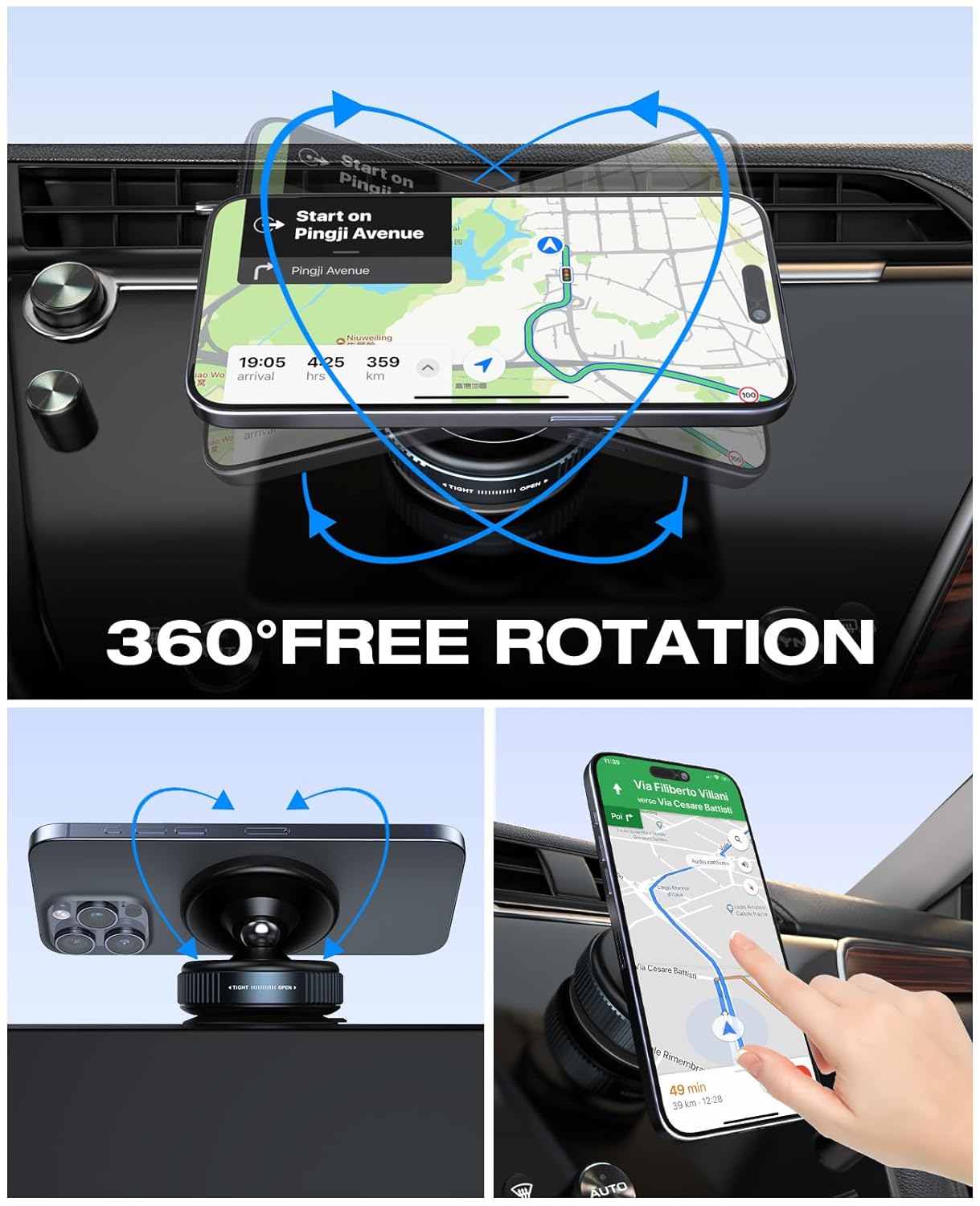 GripLock Pro Mount - Ultra-Secure Mobile Clamp