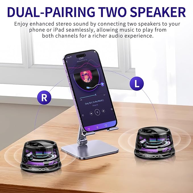 LiveGreater | SoundGem™ Pocket Aura Speaker | Mini Magnetic Bluetooth Speaker