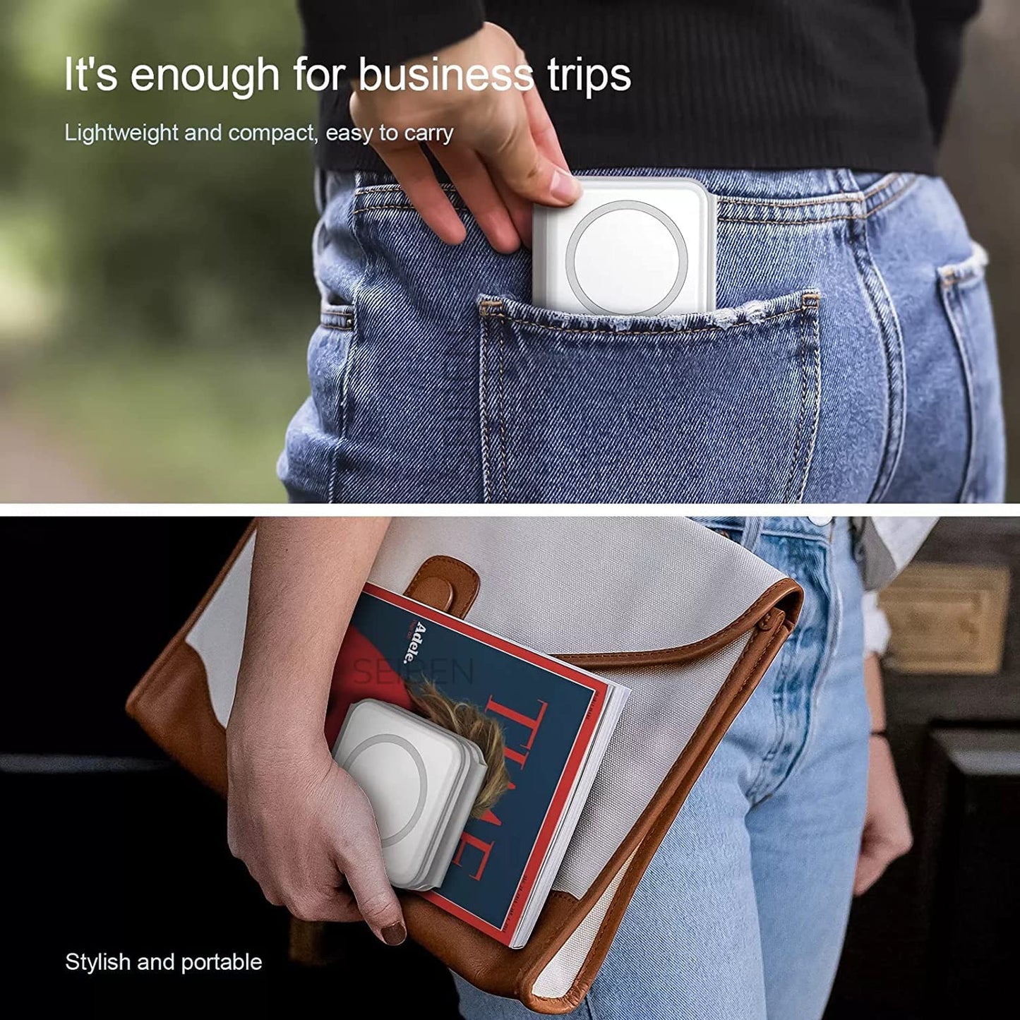 LiveGreater PowerFold TrioDock | (3-in-1 Foldable Magnetic Wireless Charging Station)