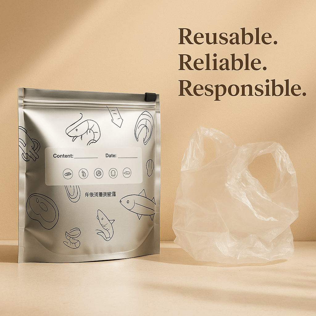 LiveGreater FreshLock™ | Reusable Aluminum Storage Bag