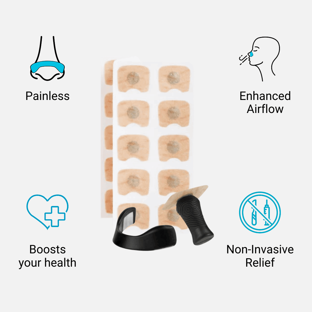 MagnaBreathe Nasal Strips – Magnetic Relief for Easy Breathing