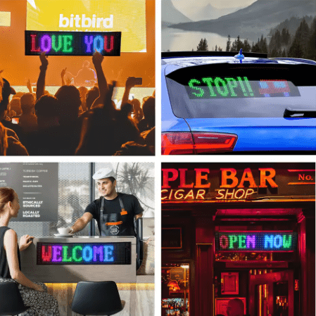 LumiFlex™ Car LED Matrix Panel – The Ultimate Customizable LED Display!