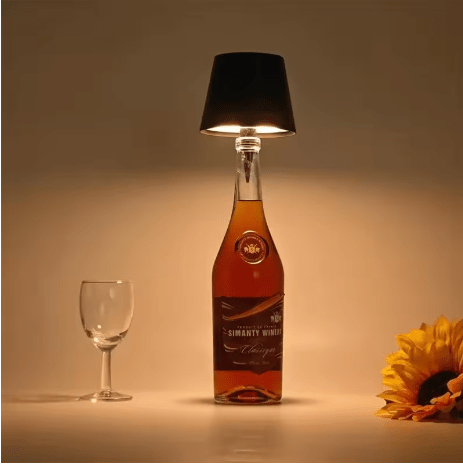 LumiBottle™ – Wireless LED Bottle Lamp with Touch Dimming & Color Modes