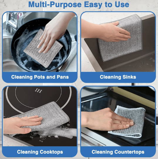 Multi-Reusable steel mesh cloth