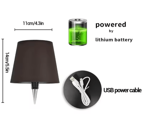 LumiBottle™ – Wireless LED Bottle Lamp with Touch Dimming & Color Modes