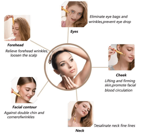 Gold Face-lifting Massager