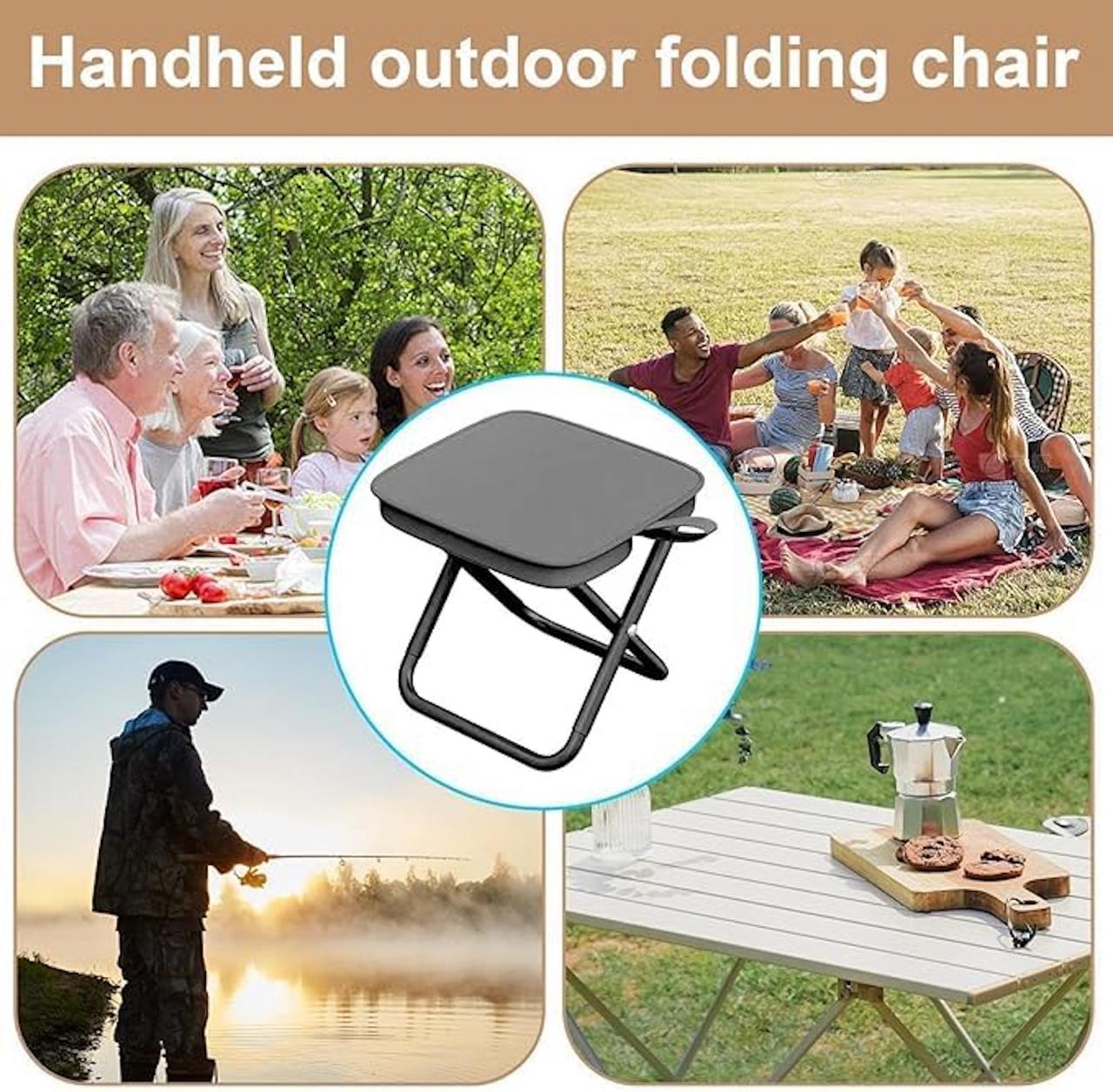 LiveGreater BasePod | Personal Outdoor Rest Kit (Portable Stool)