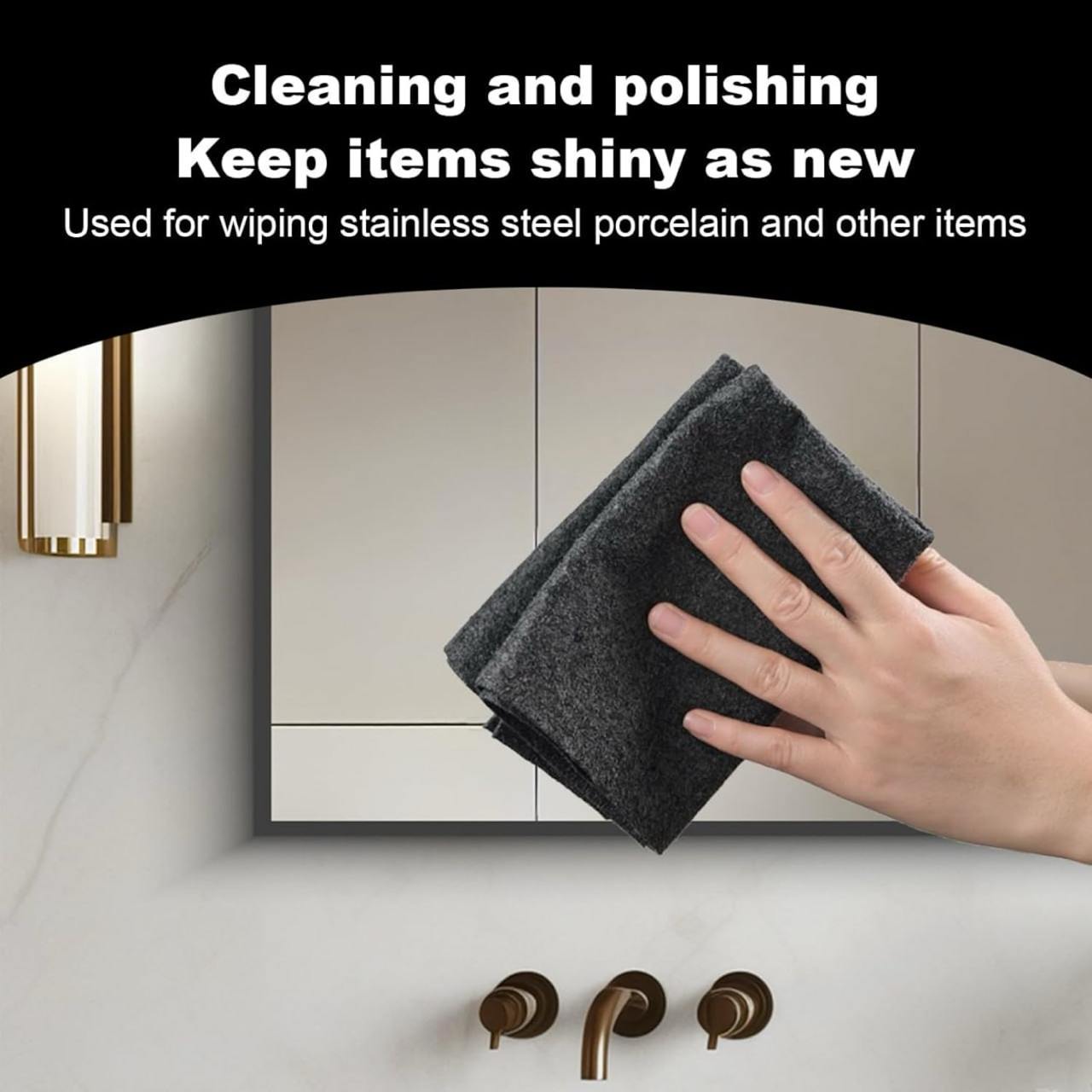 LiveGreater | ShineWeave Miracle Cloth | Premium Streak-Free Cleaning Towel (Set of 5)
