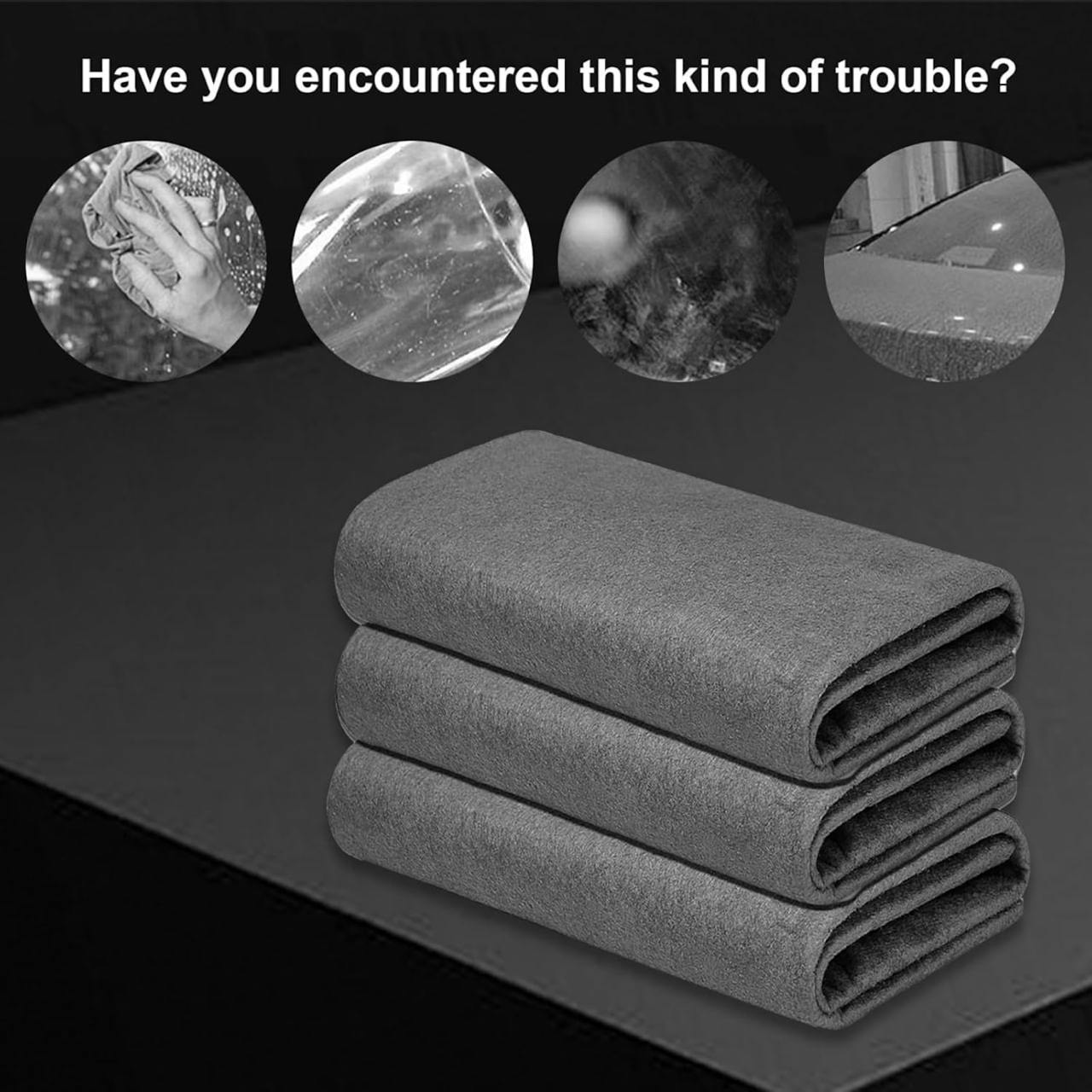 LiveGreater | ShineWeave Miracle Cloth | Premium Streak-Free Cleaning Towel (Set of 5)