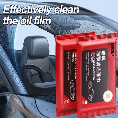 CrystalClear Auto Wipes – Your Ultimate Glass Protector (Pack of 2)