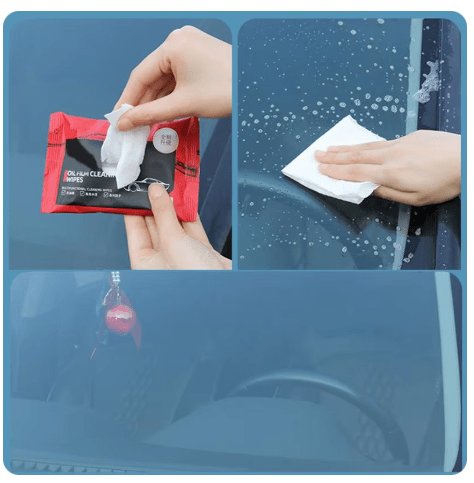 CrystalClear Auto Wipes – Your Ultimate Glass Protector (Pack of 2)