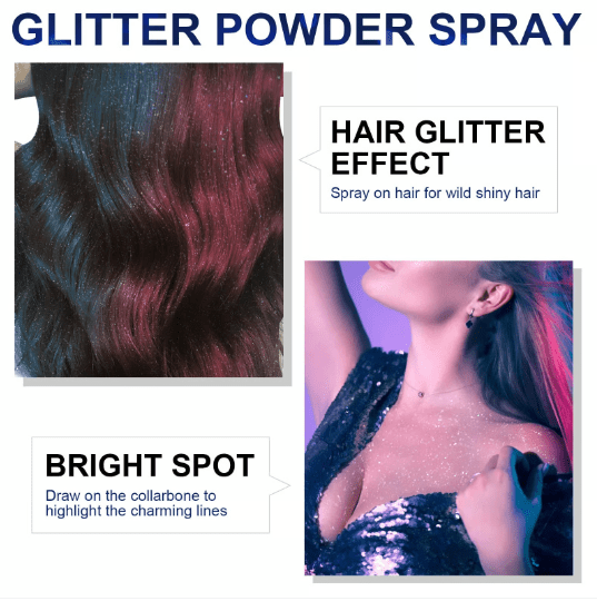 LustreMist™ Luxe Shimmer Spray – Radiant Glow for Skin & Hair