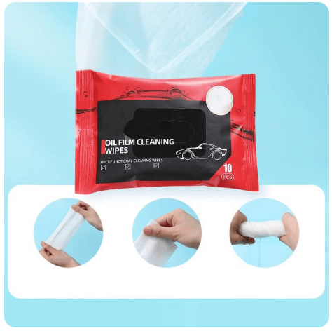 CrystalClear Auto Wipes – Your Ultimate Glass Protector (Pack of 2)